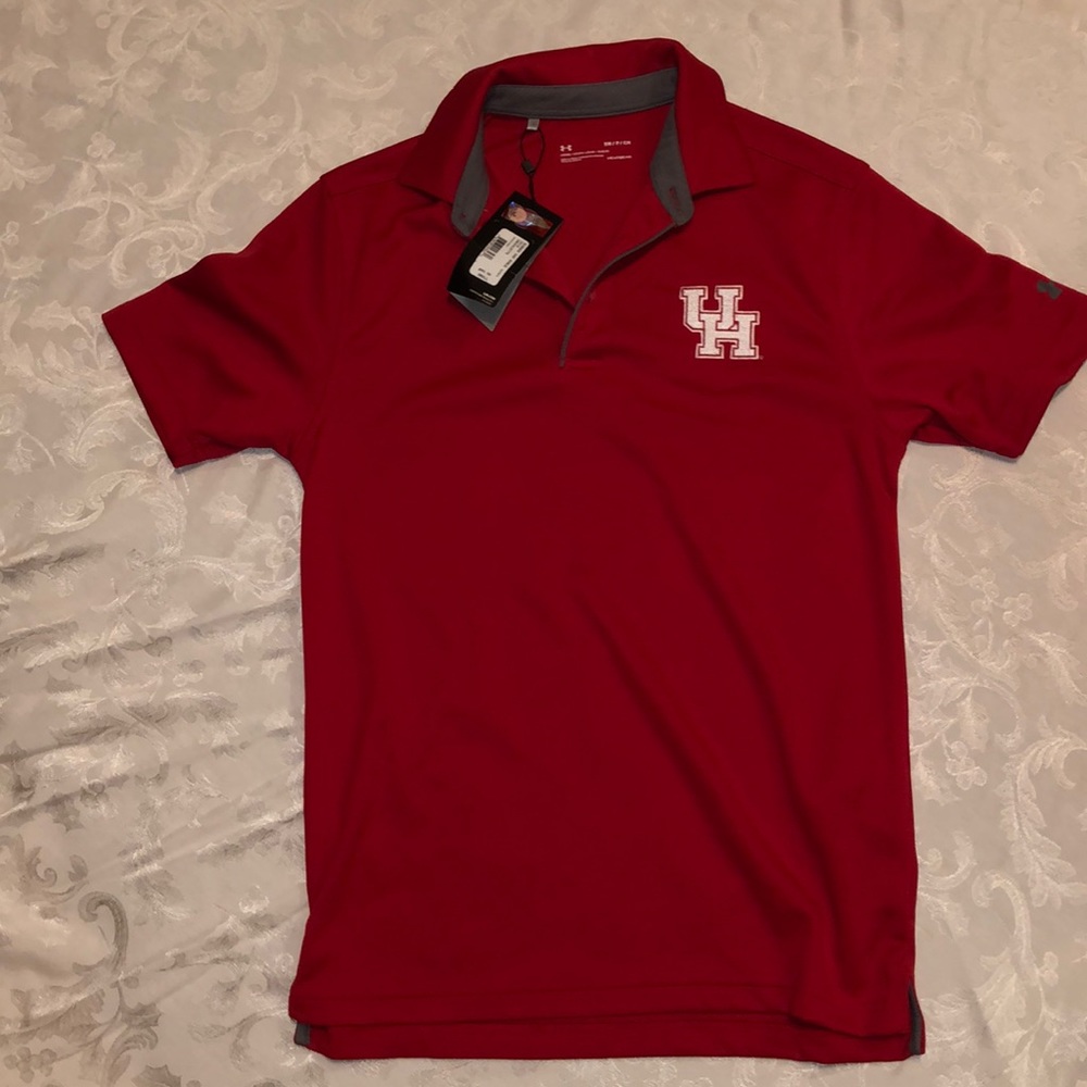 u of h heat gear polo collared shirt